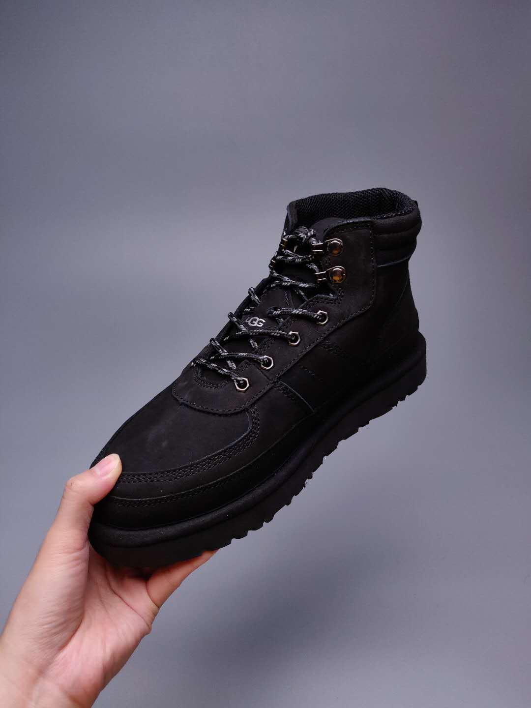 Black Men's Lace-Up Casual Shoes | Style 2991