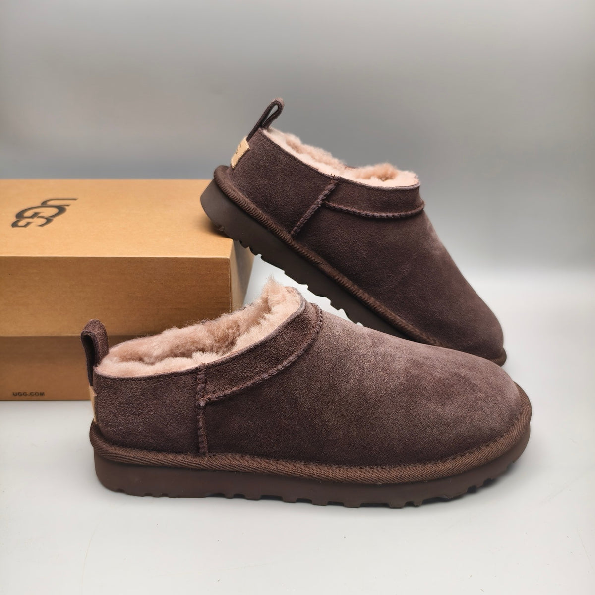 Chocolate Brown Women's Classic Slip-On Casual Shoes | Style 3891