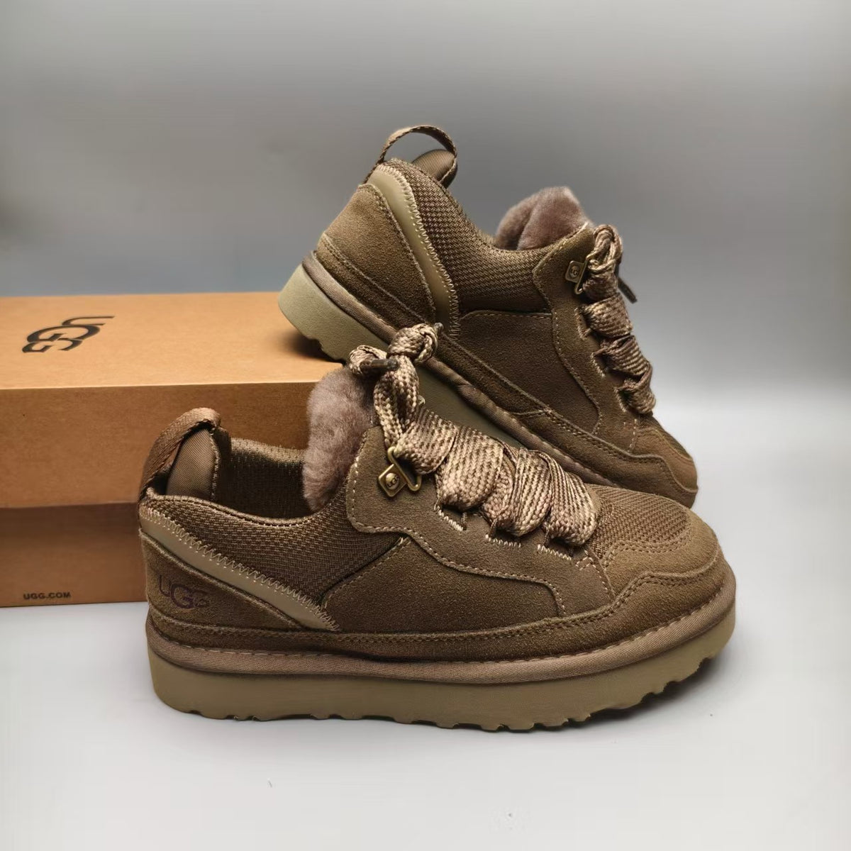 Walnut Brown Unisex Mesh Casual Sneakers | Style 4032