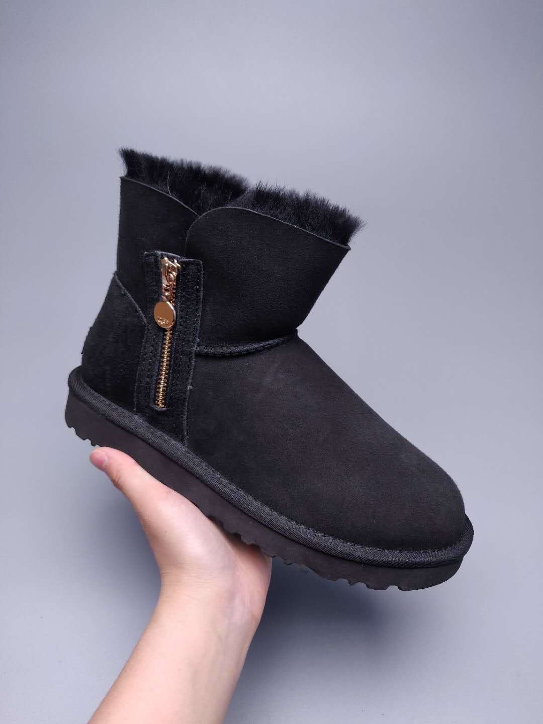 Black Side-Zip Ankle Boots | Style 2481