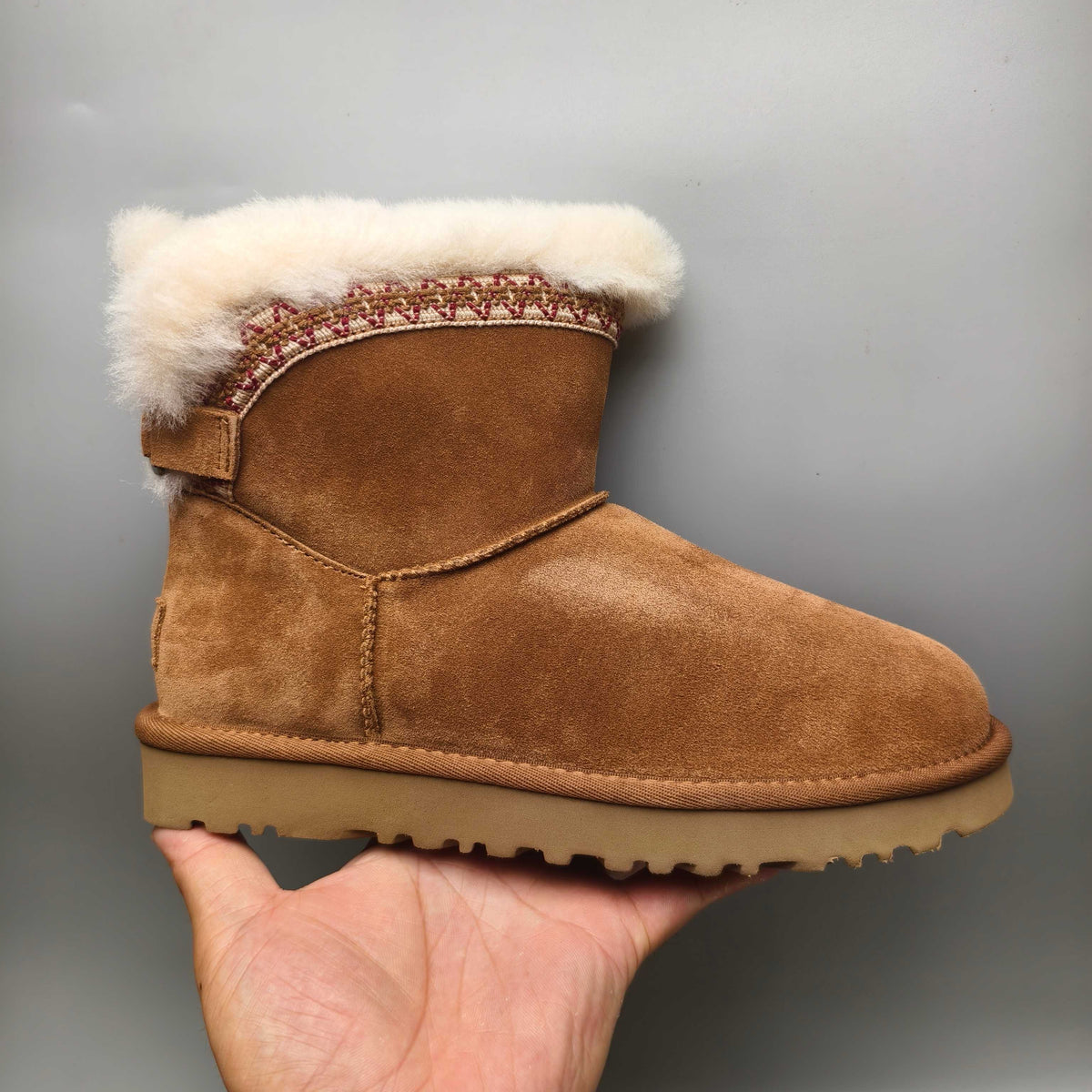 Chestnut Boho-Inspired Casual Shoes with Back Strap | Style 4517
