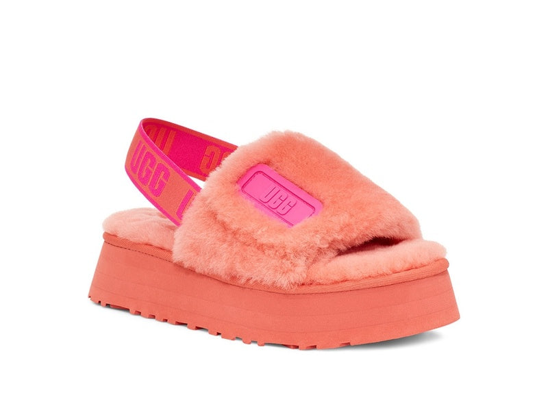 Coral Red Disco-Inspired Sandals | Style 2258