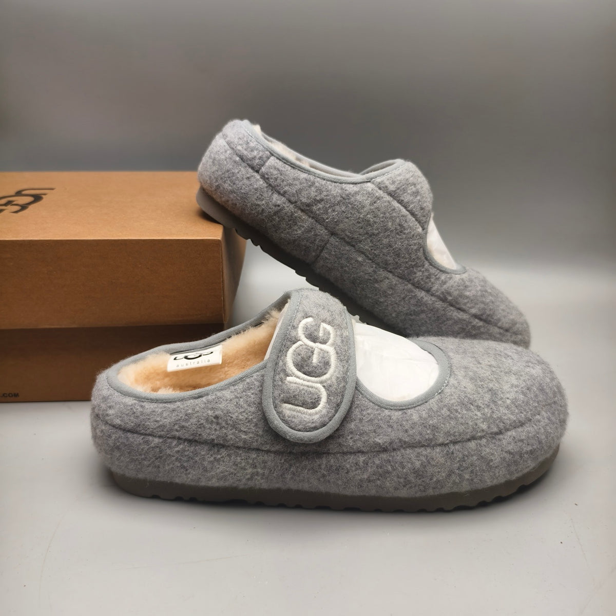 Gray Ultra-Lightweight Mary Jane Casual Shoes | Style 5097