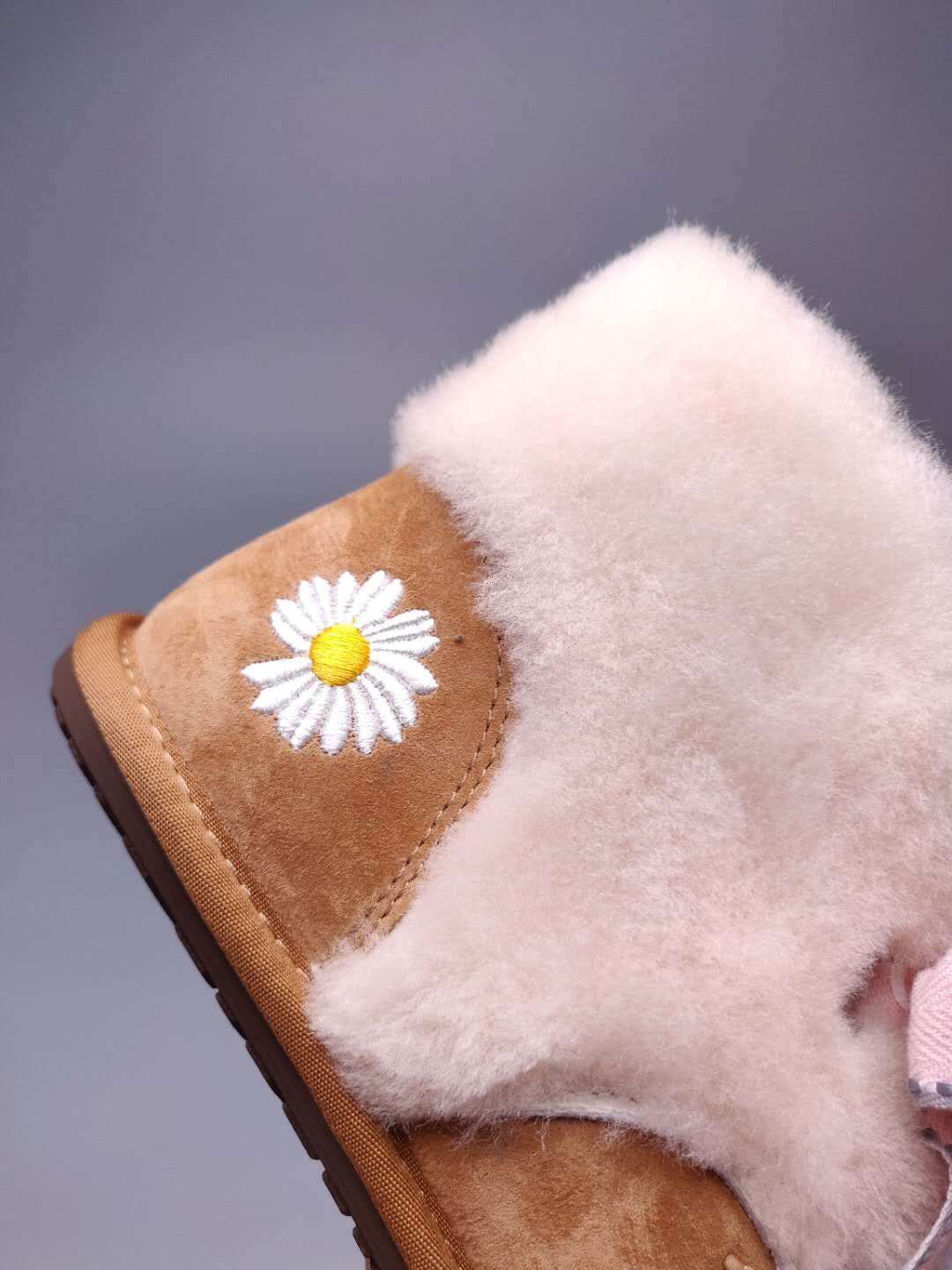 Chestnut Daisy Chain & Ribbon Shoes | Style 7888