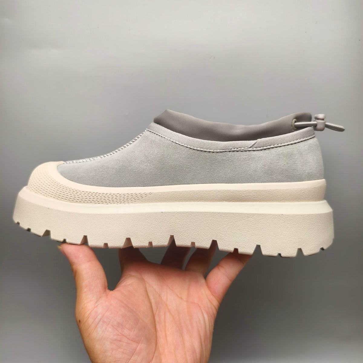 Light Gray Slip-On Casual Shoes | Style 4096